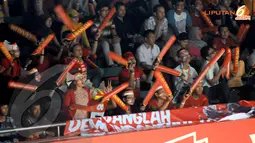 Taufik Hidayat :Saya mengucapkan banyak terima kasih kepada pencinta bulutangkis indonesia dan PBSI. (Liputan6.com/Helmi Fithriasyah).