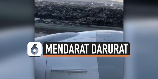 VIDEO: Mesin Meledak, Pesawat Filipina Mendarat Darurat