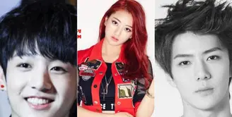 Transformasi Wajah Chubby Hingga Tirus Para Idol K-Pop, credit: Big Hit, JYP, SM Entertaiment