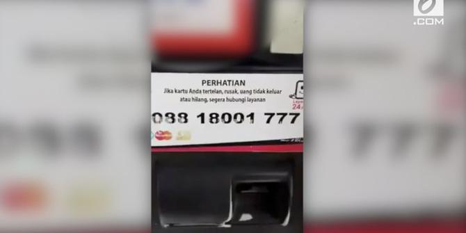VIDEO: Waspada, Modus Penipuan Kartu ATM Tertelan