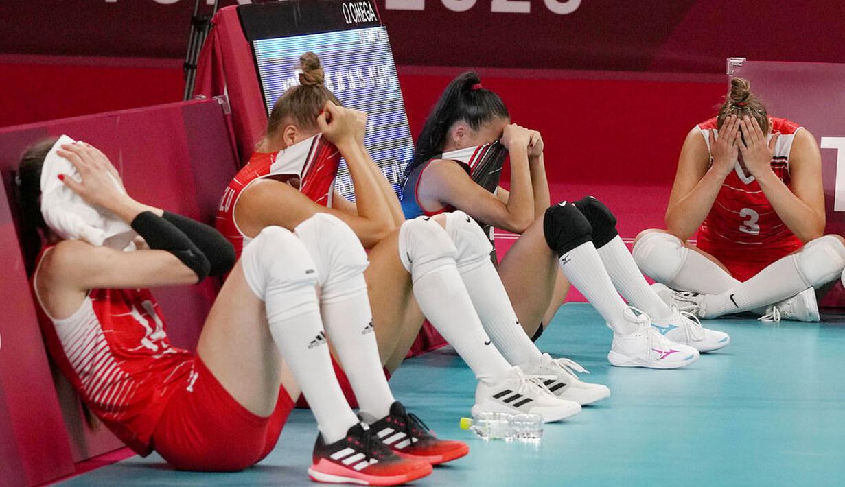 Kekalahan tim Turki ini bisa dibilang sebuah kejutan lantaran diatas kertas Turki merupakan tim unggulan yang menempati posisi empat besar dunia. Sementara lawannya,  Tim Negeri Gingseng hanya berada di posisi 13. (Foto: AP/Frank Augstein)