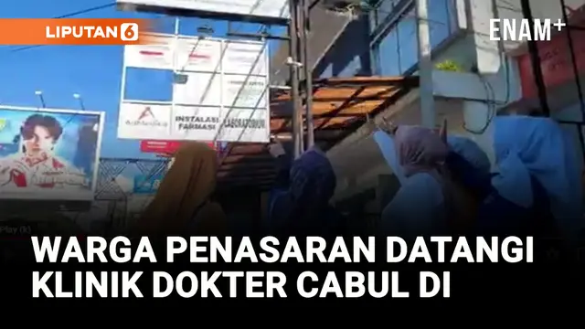 WARGA PENASARAN DENGAN KLINIK DOKTER CABUL, PELAKU DIHUKUM BERAT