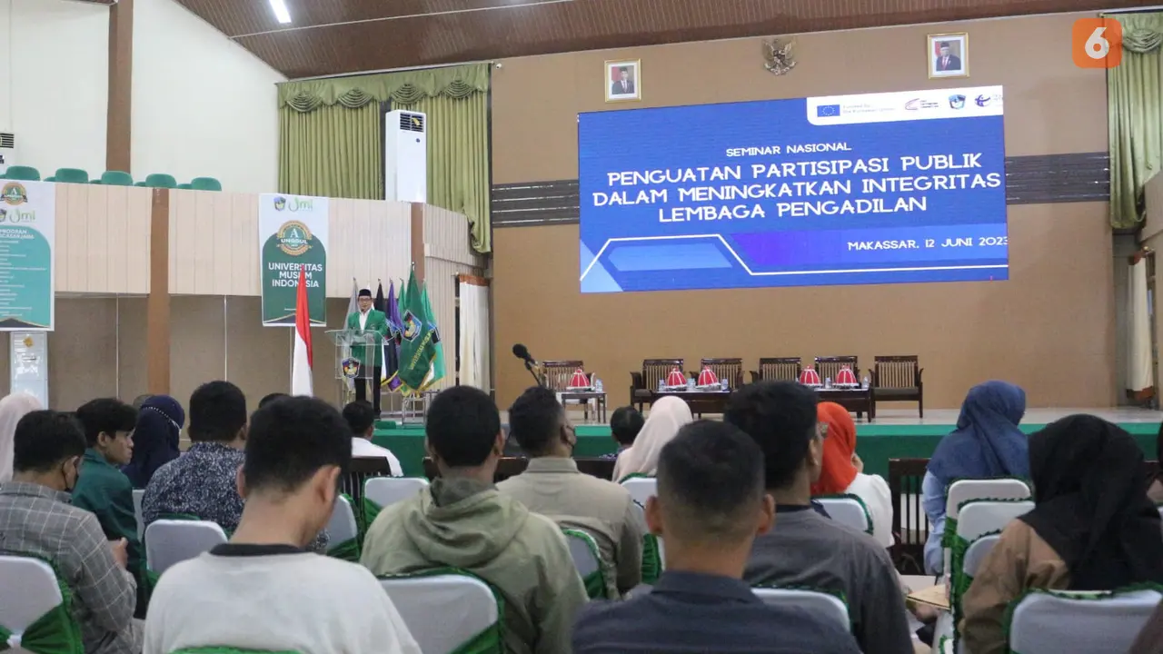 Seminar Nasional Penguatan Partisipasi Publik dalam Meningkatkan Integritas Peradilan (Liputan6.com/Eka Hakim)