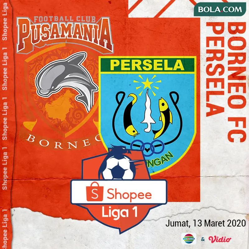 Shopee Liga 1 - Borneo FC Vs Persela Lamongan