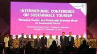 Kementerian Pariwisata mendukung kegiatan pelaksanaan Konferensi Internasional Pariwisata Berkelanjutan, International Conference on Sustainable Tourism (ICST) 2017.