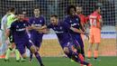  AS Roma menyerah 0-1 dari Fiorentina pada lanjutan Serie A di Artemio Franchi, Firenze, Senin (19/9/2016) dini hari WIB. Gol kemenangan Fiorentina dicetak Milan Badelj. (AFP/Andreas Solaro)