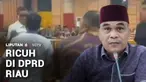 Puluhan orang terlibat kericuhan dan baku hantam di lobi kantor DPRD Riau. Kericuhan dipicu selisih paham antara dua orang anggota DPRD saat membahas anggaran daerah.
