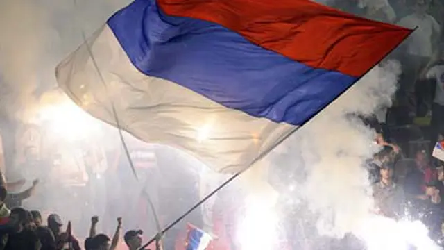Fans Serbia (© AFP 2009)
