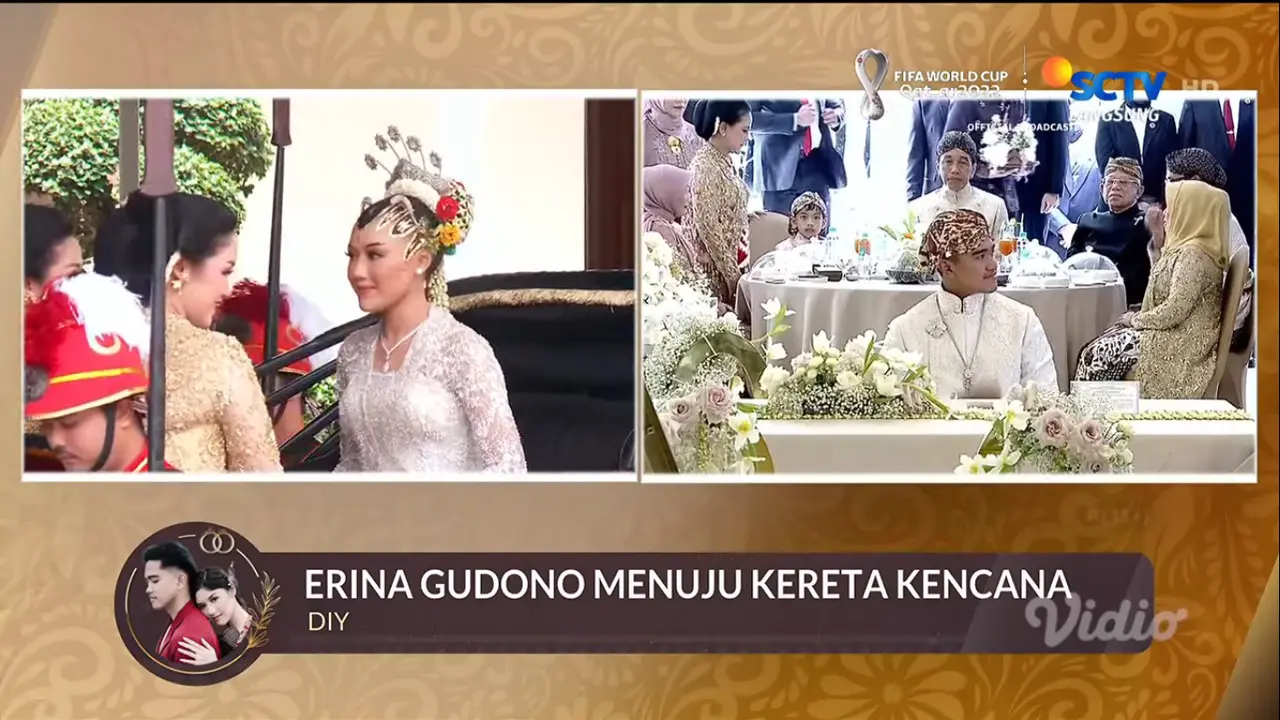 Erina Gudono Diarak Menggunakan Kereta Kencana Menuju Pendopo Ambarukmo