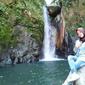 yuk manfaatkan libur lebaran anda dengan berkunjung ke wisata air terjun serambu alla di Kabupaten Lutra (Liputan6.com/ Eka Hakim)