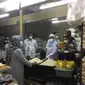 Tim Pengendali Inflasi Daerah (TPID) DKI melakukan inspeksi mendadak atau sidak ke Pasar Kramat Jati, Jakarta Timur untuk memastikan stok pangan cukup, jelang bulan Ramadhan (Istimewa)