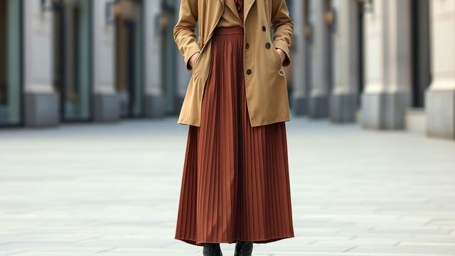 8 Outfit Rok Plisket, Inspirasi Padupadan Stylish dan Kekinian