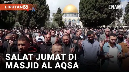 VIDEO: Salat Jumat Selama Ramadan di Masjid Al Aqsa