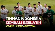 Berita video suasana latihan Timnas Indonesia di lapangan A Gelora Bung Karno Jakarta pada Kamis (15/6/2023) sore tadi.