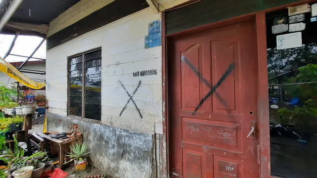Salah satu rumah warga yang disegel oleh Kodam IM (Liputan6.com/Rino Abonita)