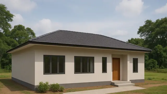 Model Rumah Minimalis 7x10 di Desa dengan 3 Kamar Tidur