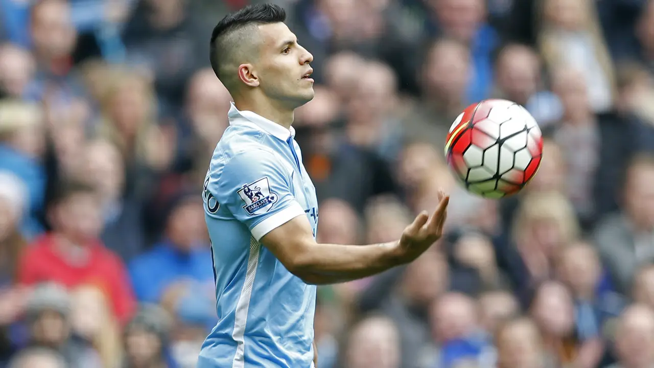 Penyerang Manchester City Sergio Aguero