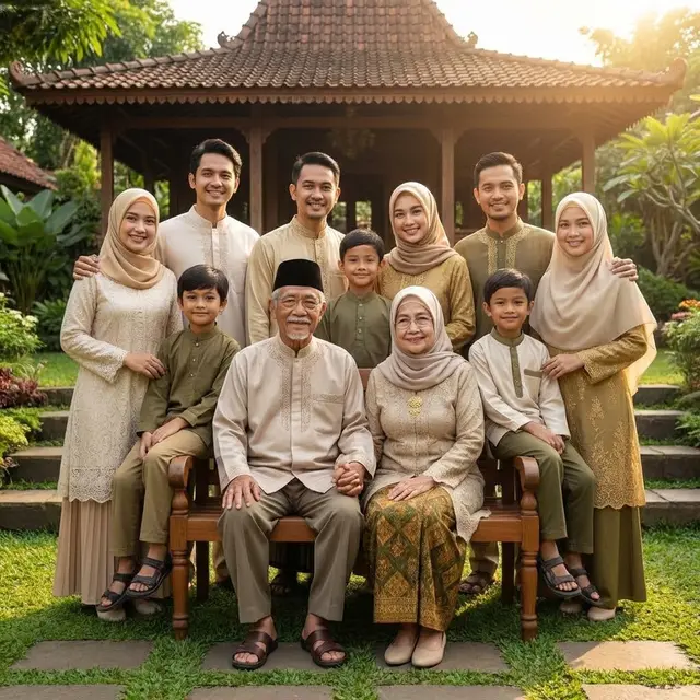 Ide Gaya Foto Keluarga Lebaran 2026