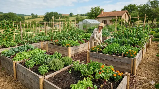 Desain Kebun Sayur Ala Organic Farming