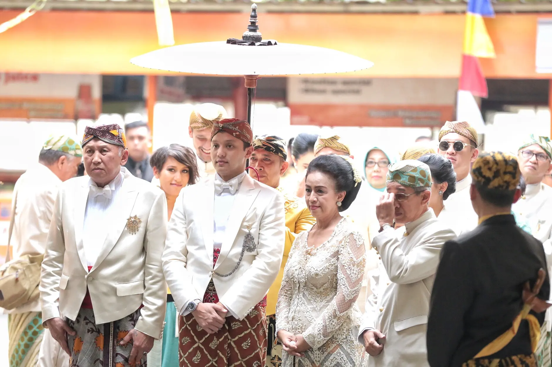 Pernikahan Moreno Soeprapto dan Noorani Sukardi (Adrian Putra/bintang.com)
