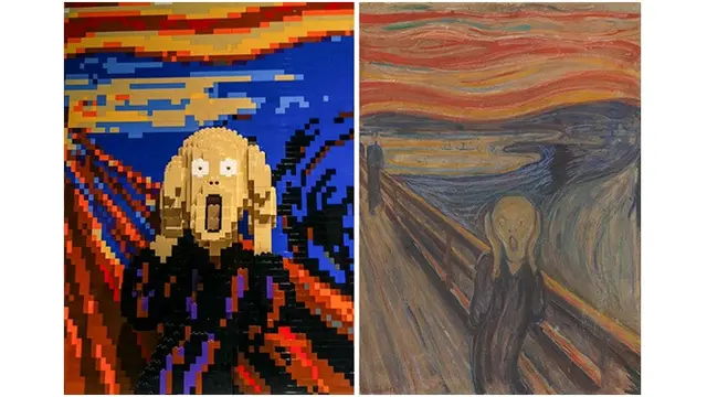 Mirip Aslinya, 7 Karya Seni Ini Dibuat dari Lego
