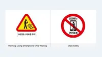 Korsel Bikin Rambu Khusus untuk Pecandu Smartphone