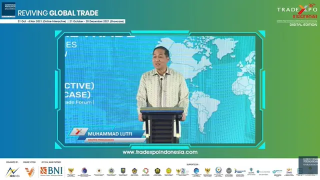 Kemendag resmi membuka pameran dagang terbesar se-Asia Tenggara Trade Expo Indonesia  ke-36 Virtual-Exhibition (TEI-VE) 2021