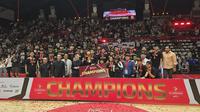 Pelita Jaya meraih Piala Menpora (Liputan6.com/Thomas)