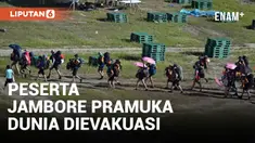 Antisipasi Topan, Peserta Jambore Pramuka Dunia Dievakuasi