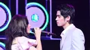 Di HUT SCTV ke-25 Prilly dan Aliando kembali menunjukan kemesraan seperti dulu yang selalu mereka lakukan disinetron GGS SCTV. (Galih W. Satria/Bintang.com)