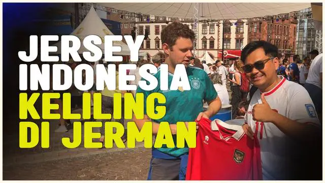 Berita video jersey Timnas Indonesia keliling di sekitaran Fanzone Euro 2024 yang ada di kota Dortmund. Aksi itu mencuri perhatian para suporter yang hadir.