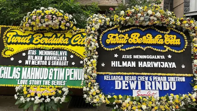 Artis sinetron melayat Hilman Hariwijaya (Foto: Instagram/@cutkeke_xavier)
