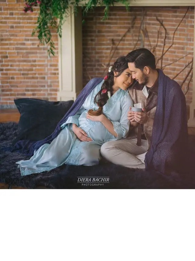 7 Potret Maternity Shoot Syahnaz Bertema Taman Bunga, Cantik dan Memesona