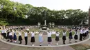 9 Agustus 1945, pesawat pengebom B-29 Amerika kedua menjatuhkan bom atom di kota Nagasaki, Jepang. (JIJI Press/AFP/Japan OUT)