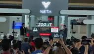 Neta V-II meluncur di PEVS 2024 dengan harga pre-booking Rp 200 jutaan. (Liputan6.com / Septian Pamungkas)