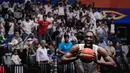 <p>Reaksi pebasket Pantai Gading, Vafessa Fofana saat berusaha mengejar bola pada laga kedua Grup G Piala Dunia FIBA 2023 melawan Iran di Indonesia Arena, Senayan, Jakarta, Senin (28/08/2023). (Bola.com/Bagaskara Lazuardi)</p>