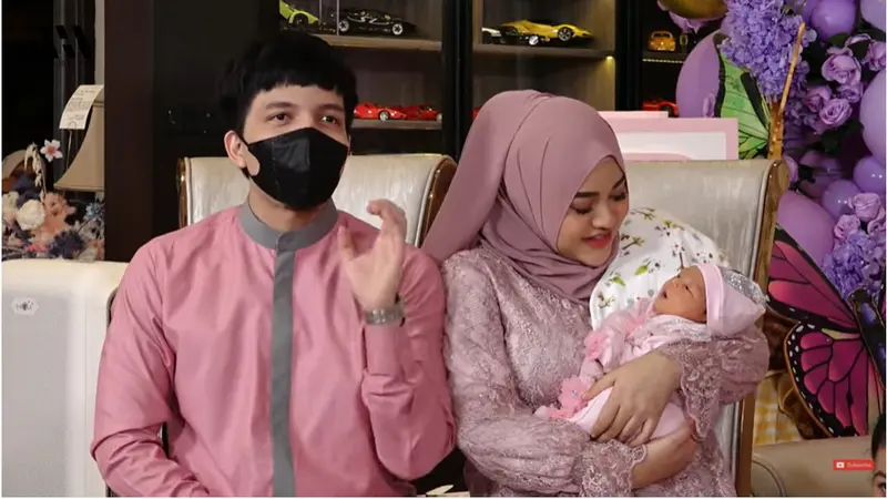 7 Momen Pengumuman Nama dan Ungkap Wajah Anak Atta Halilintar dan Aurel Hermansyah