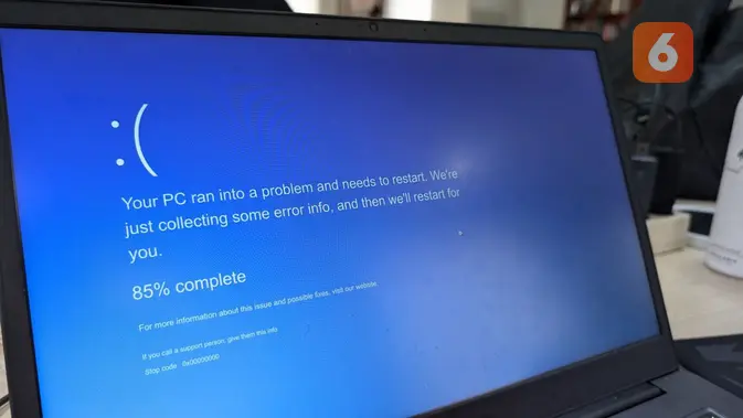 <p>Pengguna Windows di Dunia Terkena Blue Screen of Death Massal, CrowdStrike Diduga Jadi Penyebabnya. (Liputan6.com/ Yusliason)</p>