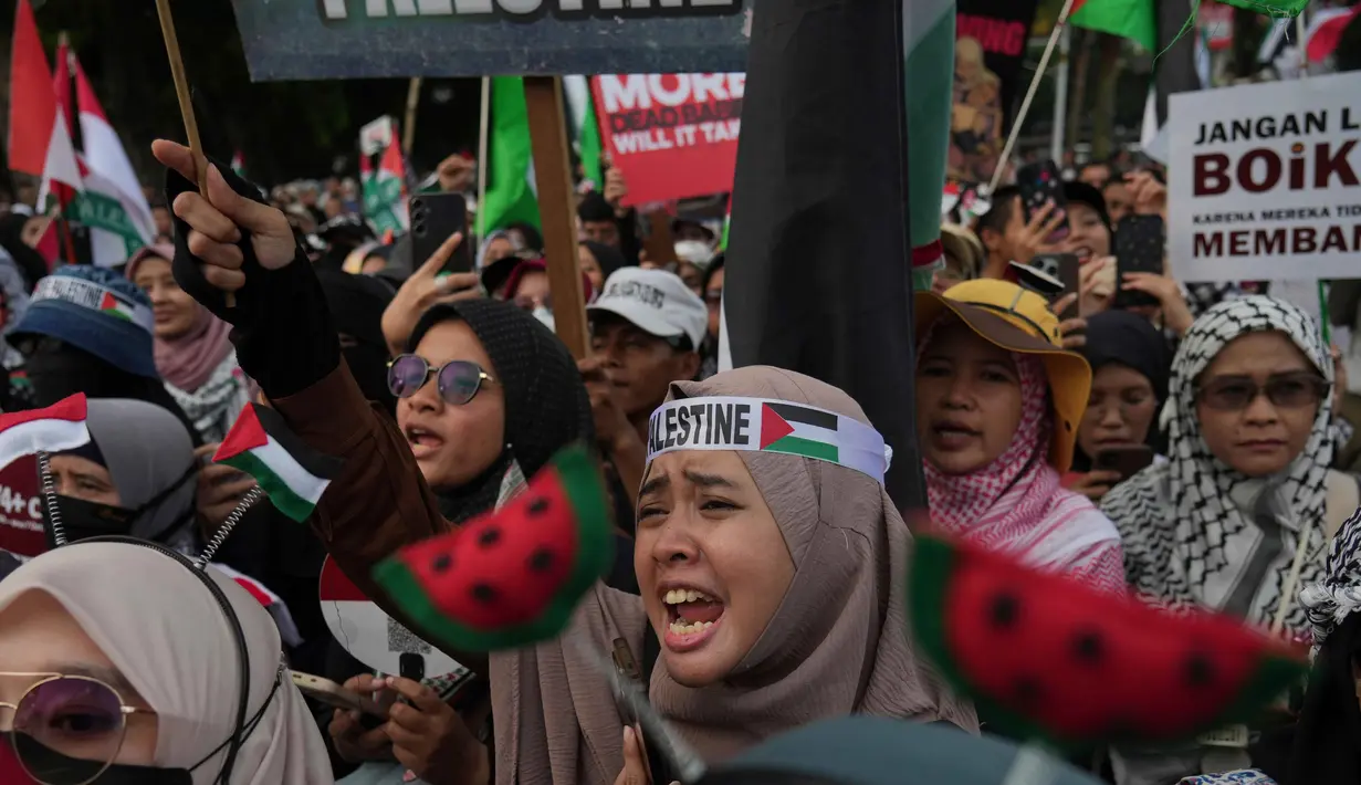 Agresi Israel di Gaza juga menyebabkan lebih dari 170.000 warga di Palestina mengalami luka-luka. (AP Photo/Achmad Ibrahim)