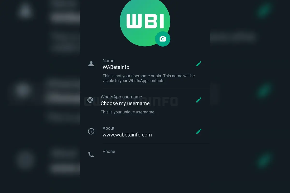Username WhatsApp