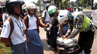 Razia Kendaraan Pelajar, Polisi Amankan 48 Motor