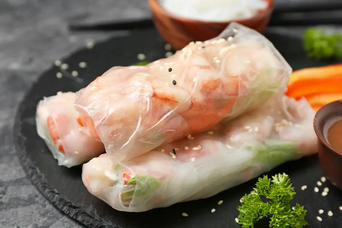 Resep spring roll udang sayuran