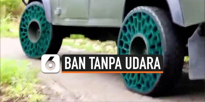 VIDEO: TNI AD Kembangkan Ban Tanpa Udara, Ini 3 Keunggulannya