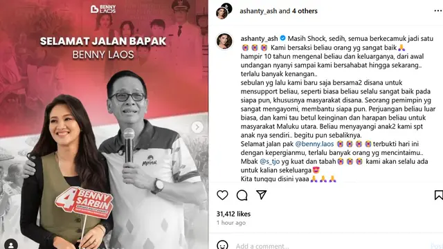 Unggahan Ashanty di Instagram. (ashanty_ash)