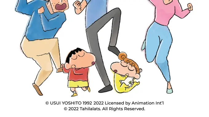 Kolaborasi Tahilalats dengan Crayon Sinchan (Istimewa)