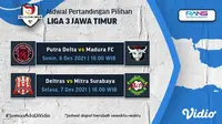 Jadwal Pertandingan Liga 3 2021 Mulai 6-7 Desember 2021. Sumber foto : Vidio.com.