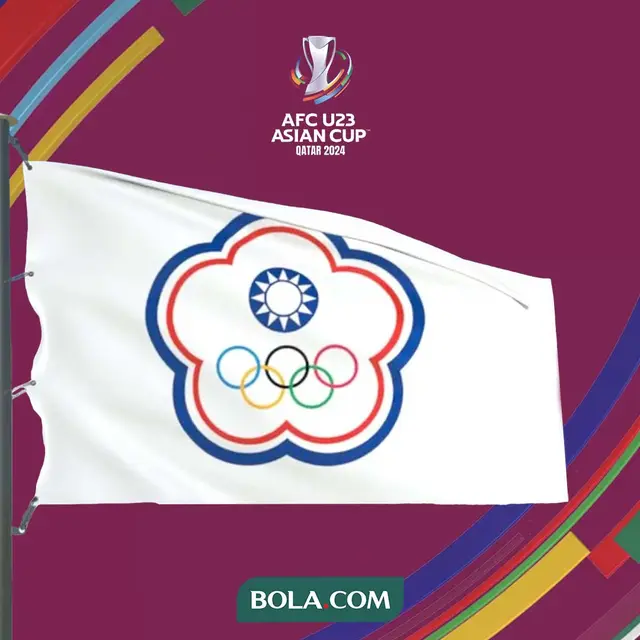 Piala Asia U-23 - Ilustrasi Bendera Chinese Taipei
