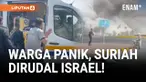 Asap tebal menyelimuti markas Kementerian Pertahanan Suriah di Damaskus setelah serangan udara Israel menghantam pusat ibu kota. Rekaman terbaru menunjukkan tim penyelamat berjibaku di lokasi serangan.