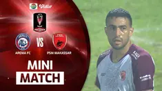 Berita video highlights Arema FC Vs PSM, matchday 1 grup D Piala Presiden 2022, Sabtu (11/6/22)