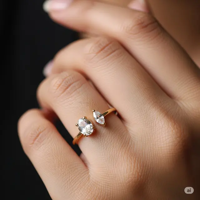 Cincin Oval atau Marquise: Proporsi yang Menguntungkan